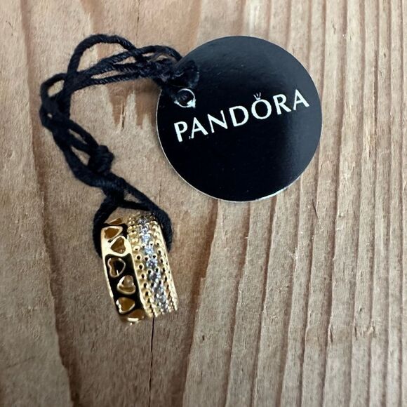 Retired Pandora Shine Heart of Pandora Spacer with Clear Zirconia - 767415CZ - Picture 3 of 7